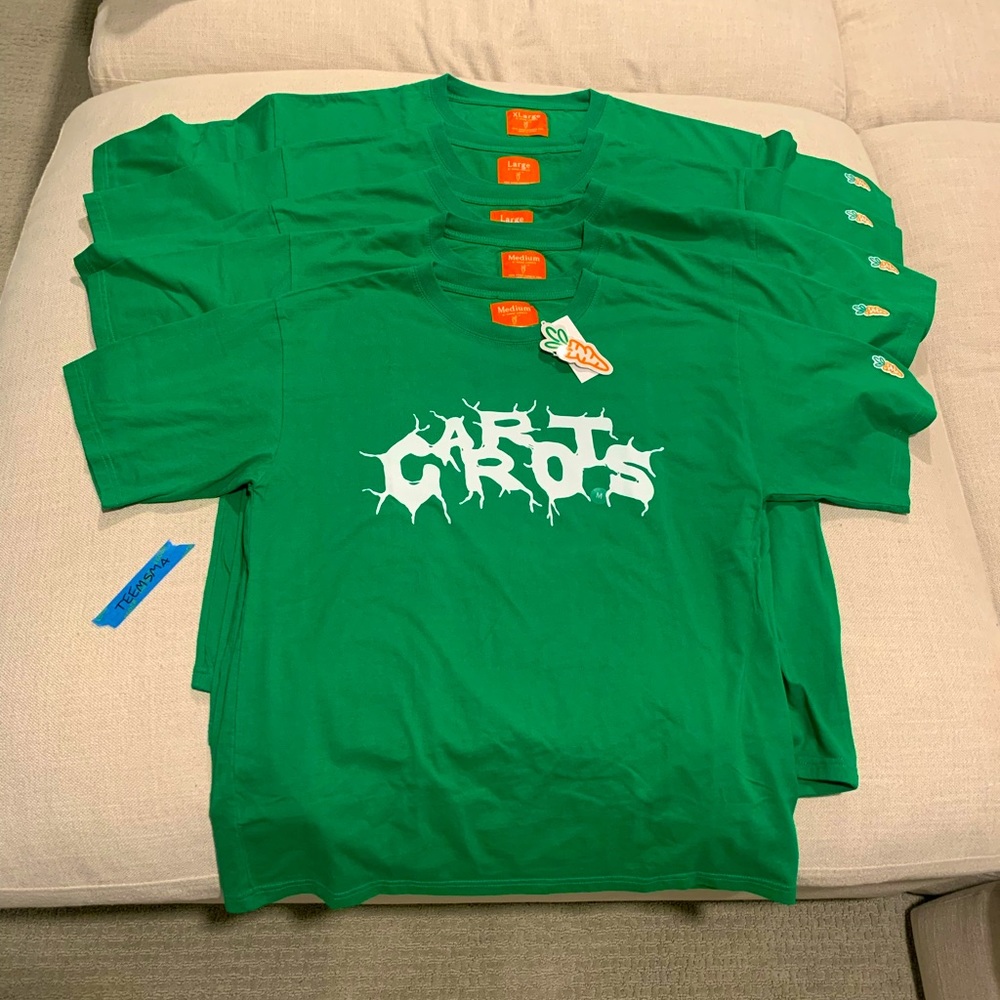 NWT/DS Carrots by Anwar Green T Shirt, Size M, L, XL